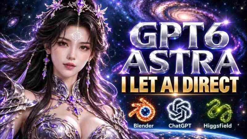 GPT-6 Astra掌舵,Higgsfield与Blender联手,演绎30秒玄幻大片,运镜精准,视觉盛宴!-有道网创