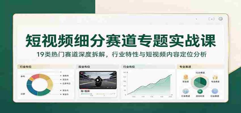 揭秘短视频行业:19大热门领域深度剖析,探析特性及内容策略定位-有道网创