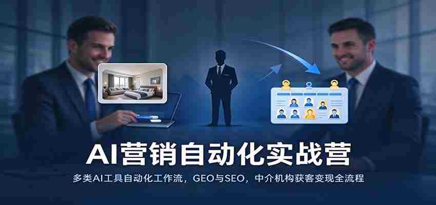实战演练：AI营销自动化全攻略，多工具打造高效工作流，地理与搜索引擎优化，中介机构客户转化秘诀一网打尽-有道网创