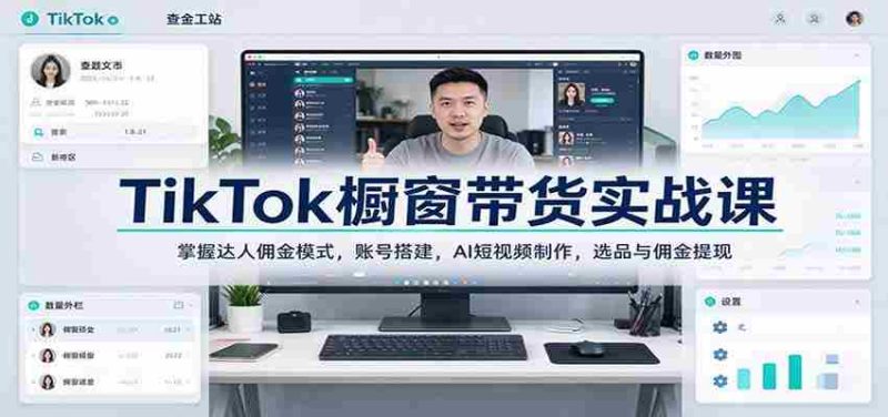 揭秘TikTok带货攻略:深度解析网红分成机制,打造个人账号,AI短视频高效制作,精选商品与佣金轻松提取-有道网创