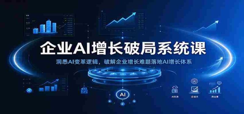揭秘AI增长之道:掌握企业AI转型秘诀,攻克增长瓶颈,构建高效增长模式-有道网创