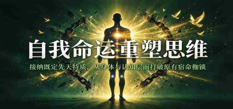 重塑人生轨迹:拥抱先天条件,身心同突破命运束缚-有道网创