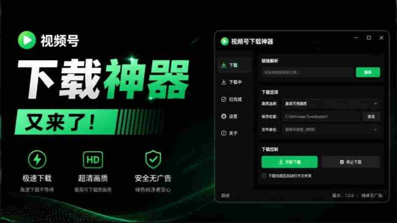 视频号新宠!Github新工具上线,一键下载神器来袭,轻松注入下载按钮,下载无忧wx_channel轻松掌控-有道网创