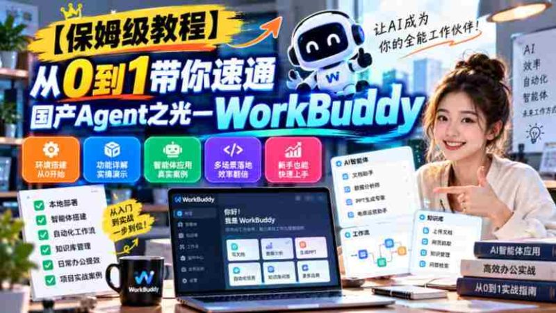 【保姆级教程】从0到1带你速通国产Agent之光—WorkBuddy【文档】-有道网创