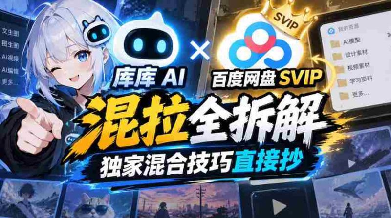 揭秘库库AI与百度网盘SVIP深度融合,独家解析混合技巧分享攻略-有道网创