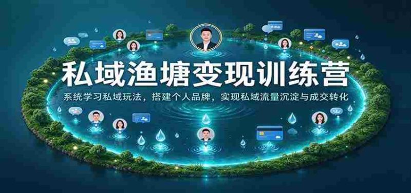揭秘个人私域财富增长术:深度掌握私域运营技巧,打造个人影响力,高效转化私域流量-有道网创