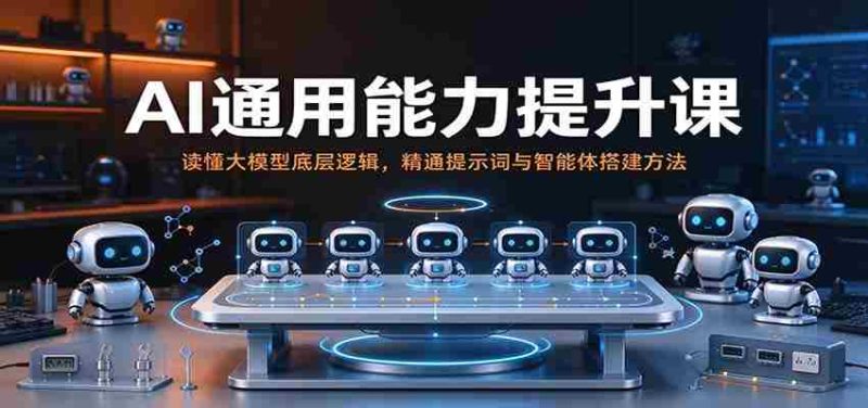 解码AI全能力教程:深入解析大模型机理,熟练掌握指令与智能体构建技巧-有道网创