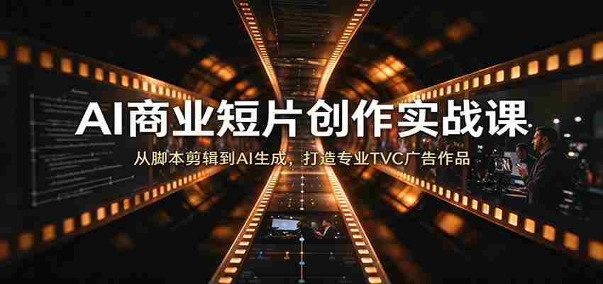 AI短片商业制作攻略：从剧本编写至AI制作，塑造专业TVC广告佳品-有道网创