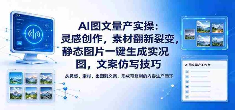 人工智能图文批量生产攻略:激发创意源泉,素材革新爆炸,静态变动态,文案复制高招-有道网创