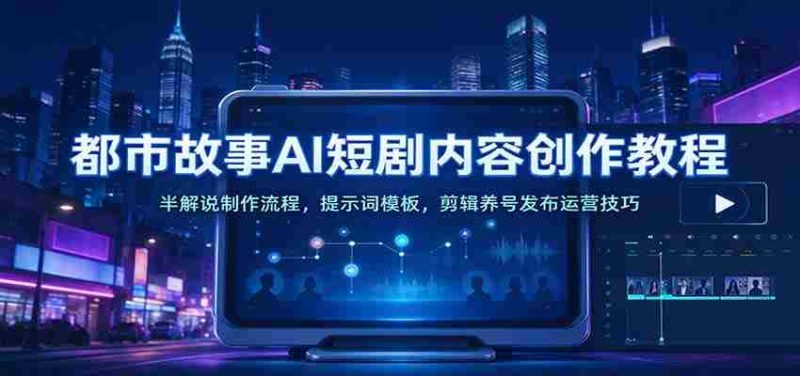AI助力都市题材短剧创作指南:深度解析制作步骤、提示模板及剪辑推广策略-有道网创