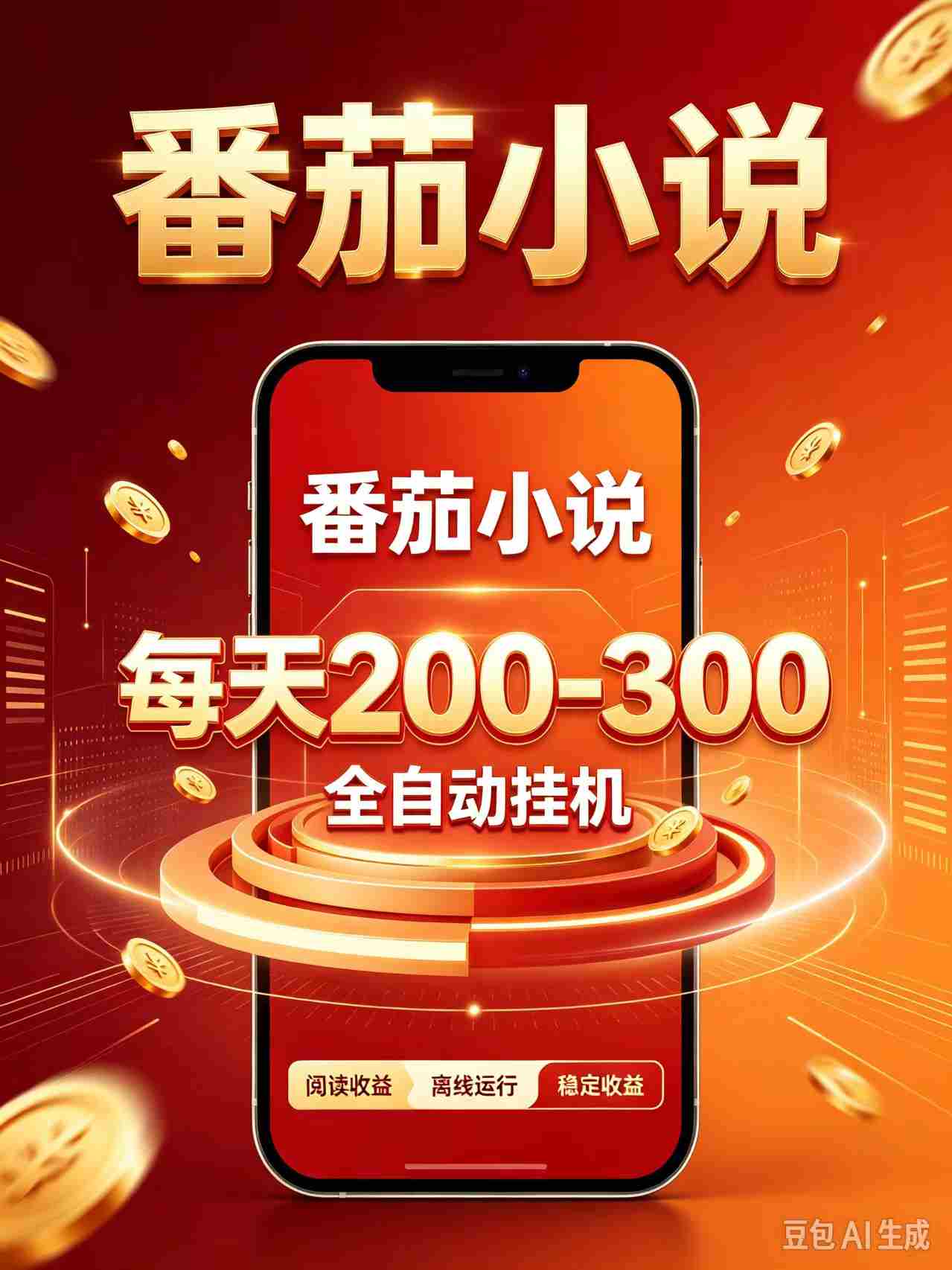 番茄小说自动赚钱神器，零门槛日赚200-300，热门项目抢手异常-有道网创