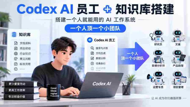 AI助手与知识库同步建设,单兵作战也能高效完成AI项目,一员独当多面胜过团队之力-有道网创