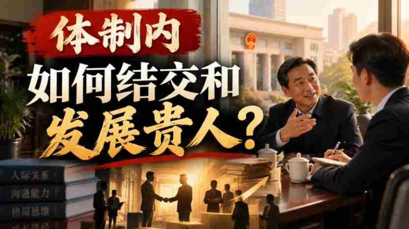 在体制深处,如何拓展人脉,结识助力良多的重要人物?-有道网创